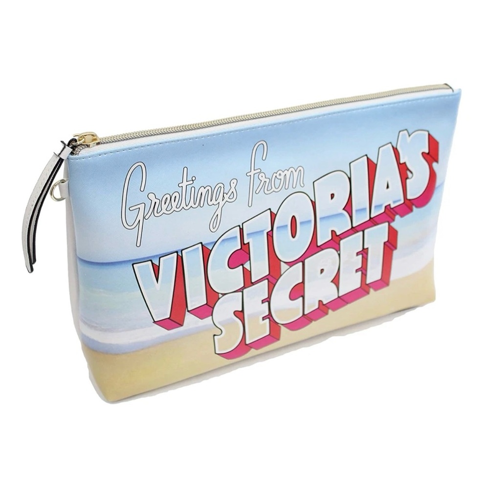 NWT Victoria’s Secret Women’s Cosmetic Makeup Travel Bag Purse Case Large - Picture 2 of 4